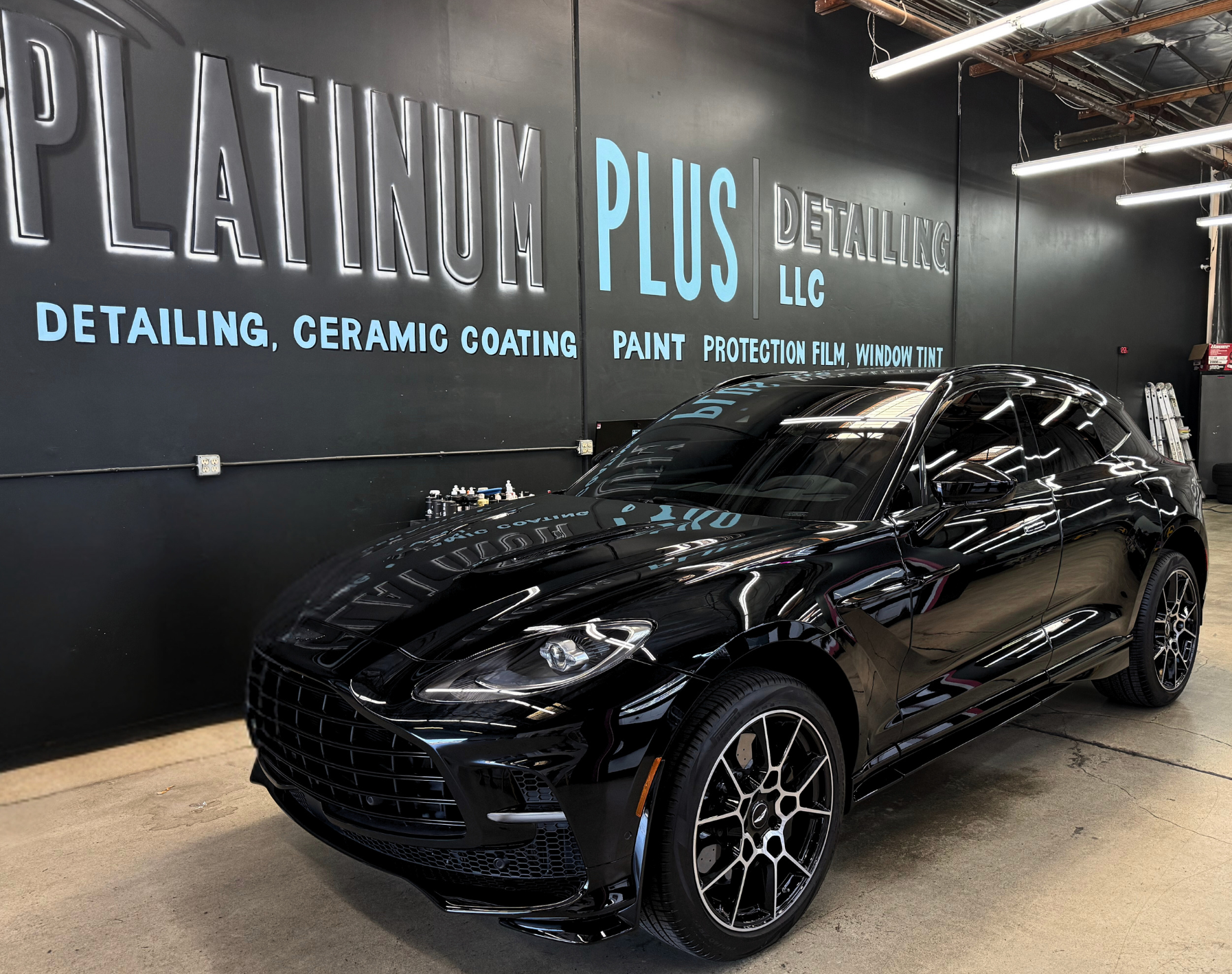 paint protection film on car