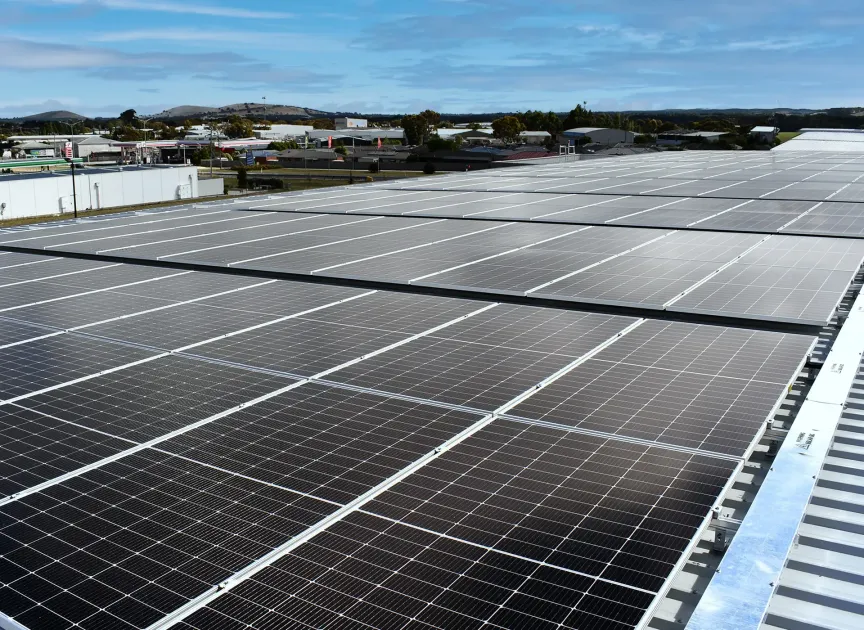 Commercial solar installation in Ballarat