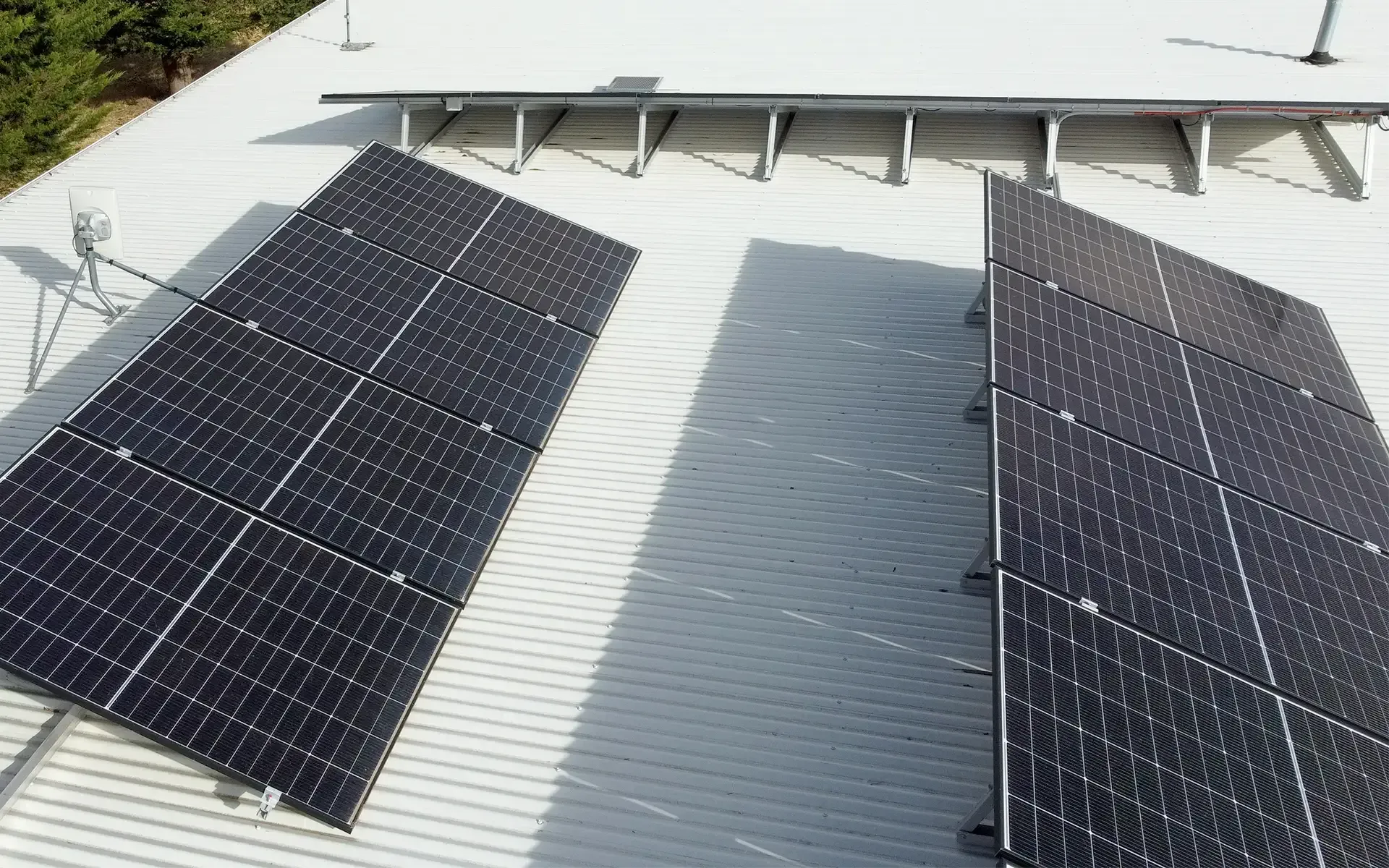 Domestic solar panels installed on Ballarat roof