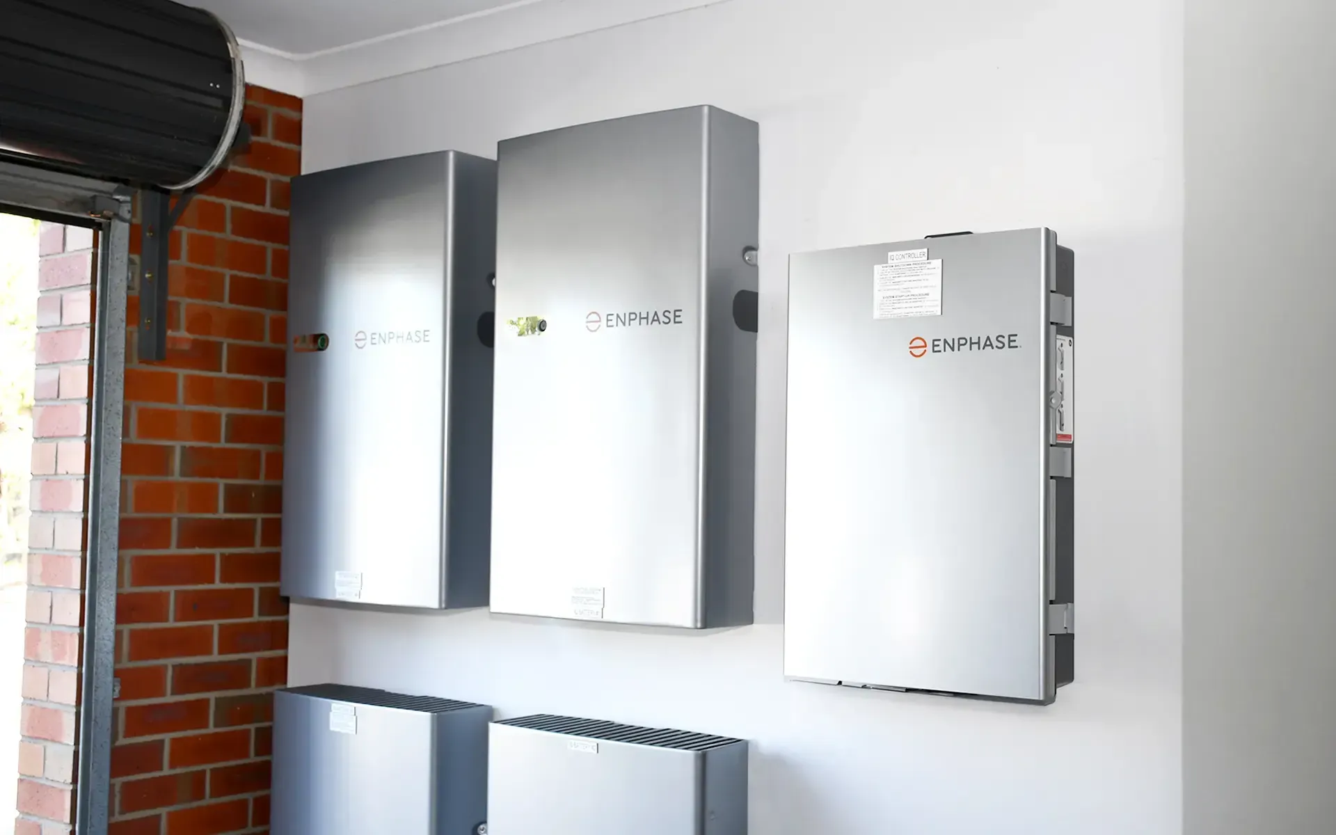 Enphase solar system with Tindo panels, IQ8 microinverters, 20kWh battery system and controller unit in Dereel, Victoria