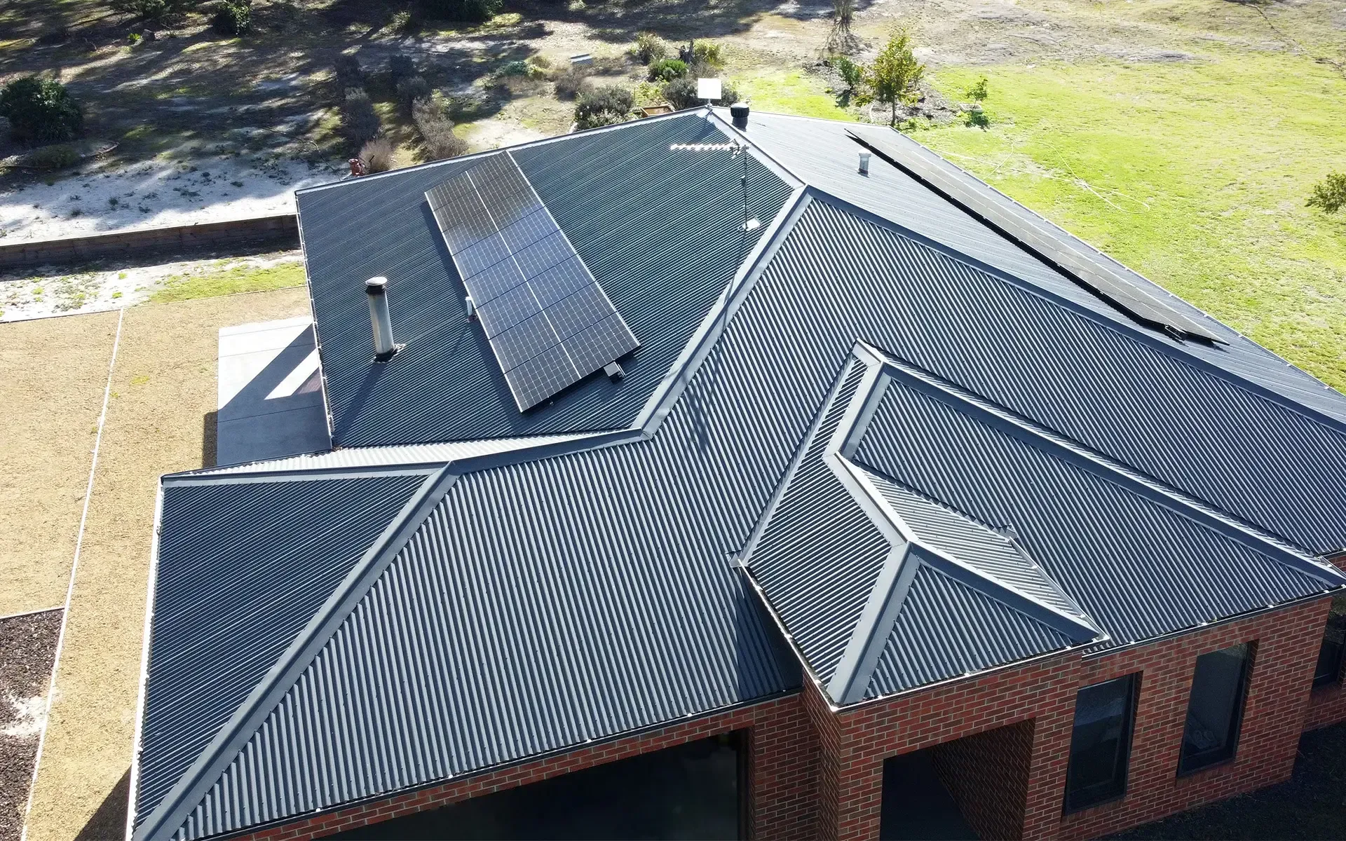 Enphase solar system with Tindo panels, IQ8 microinverters, 20kWh battery system and controller unit in Dereel, Victoria