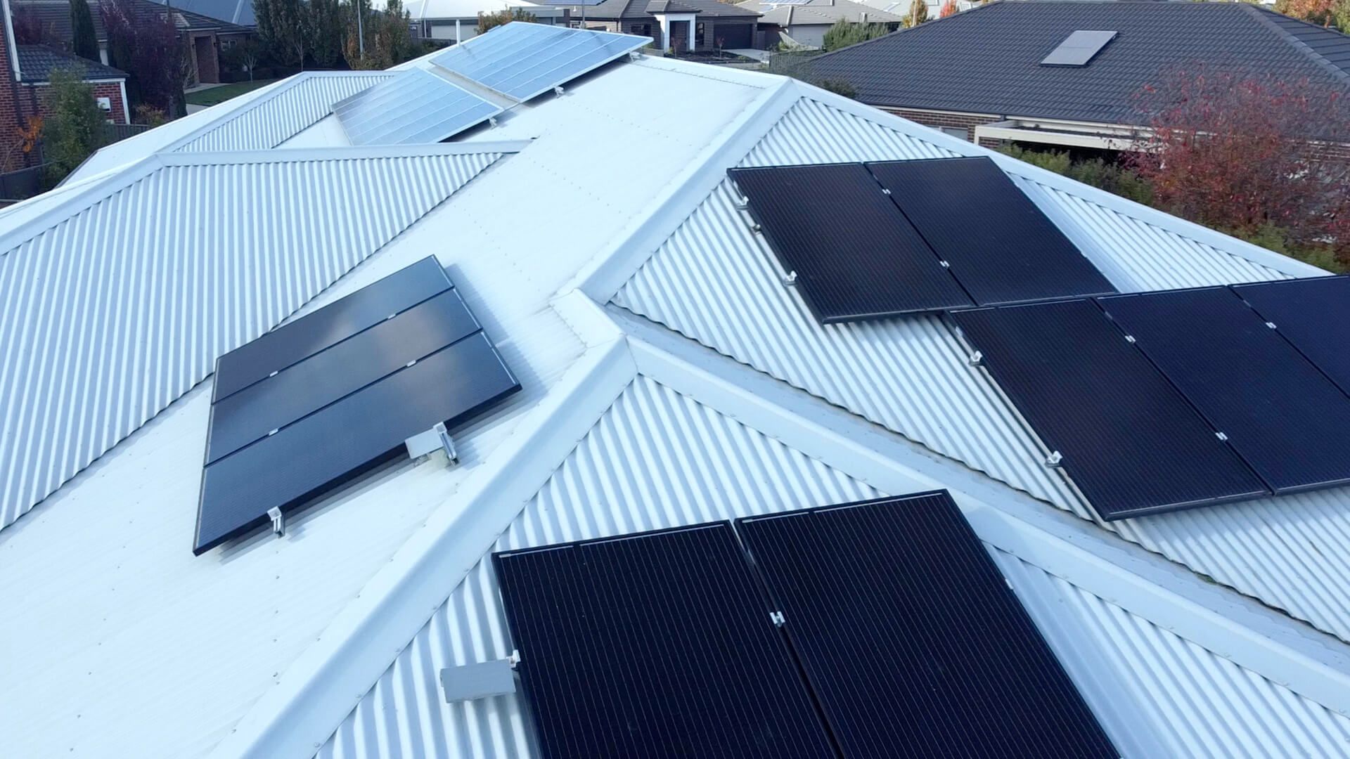 Solar panel installation on tricky roof layout
