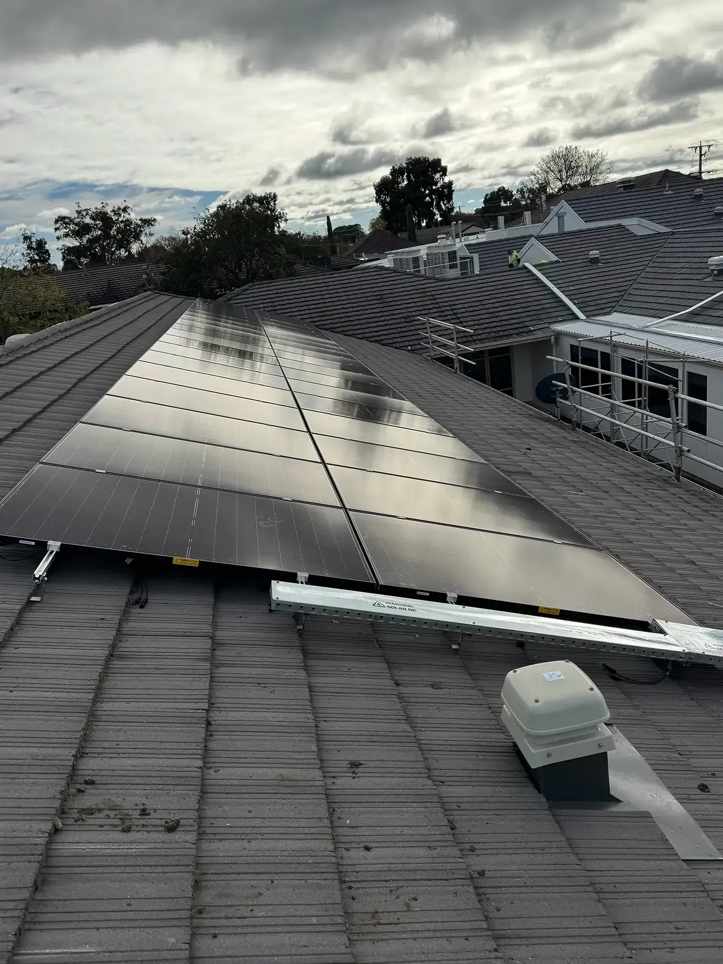 Commercial solar power system installed in Ararat
