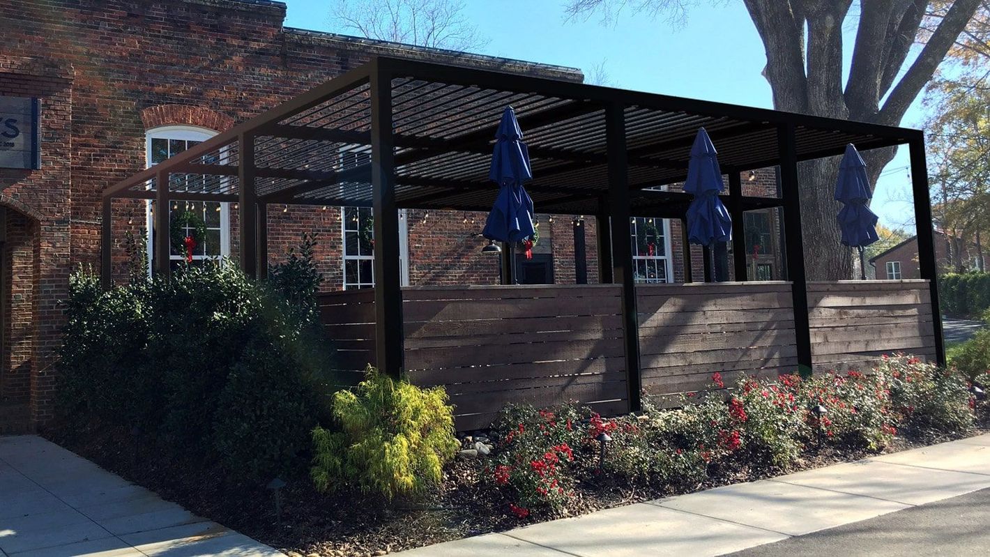 Bistro Louvered Roof
