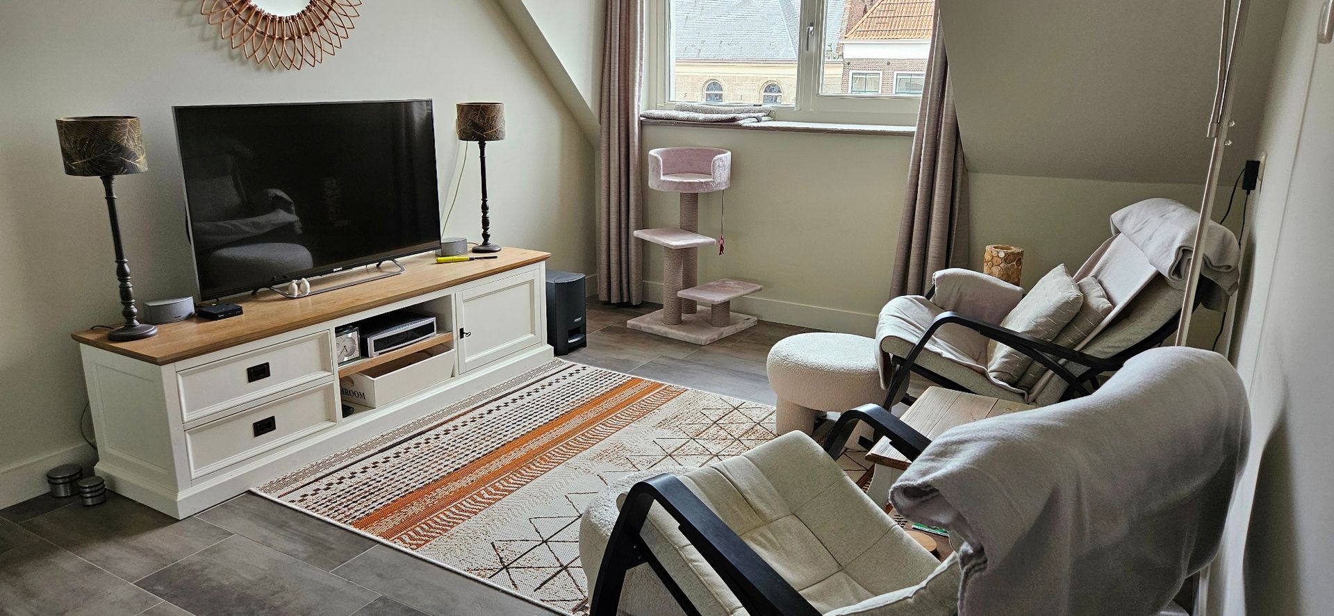 TV-hoek in woonkamer