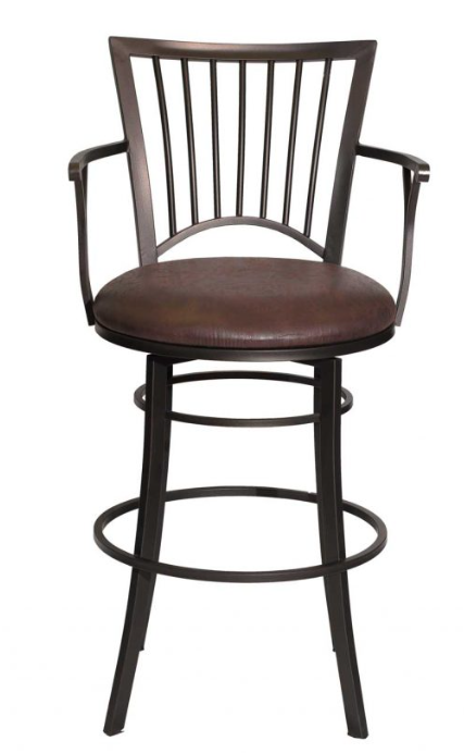 Steve Silver Bayview Faux Leather Bar Stool | STL