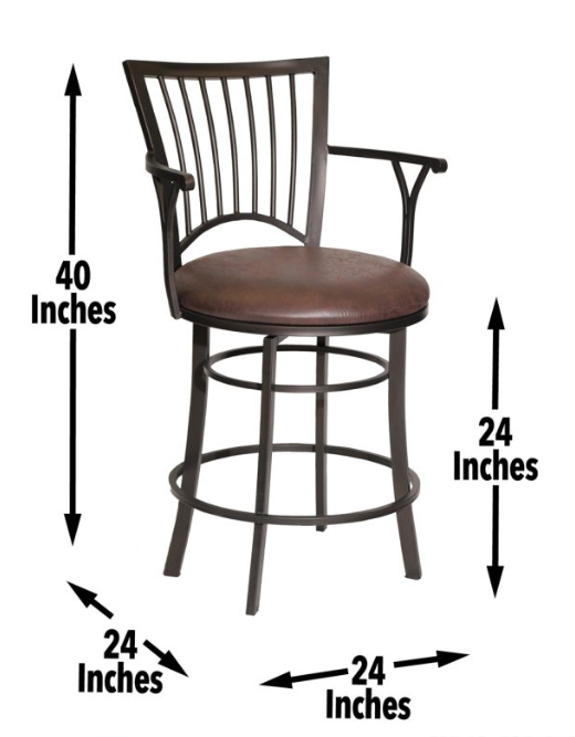 Steve Silver Bayview 24 Inch bar stool at Peerless Furniture STL