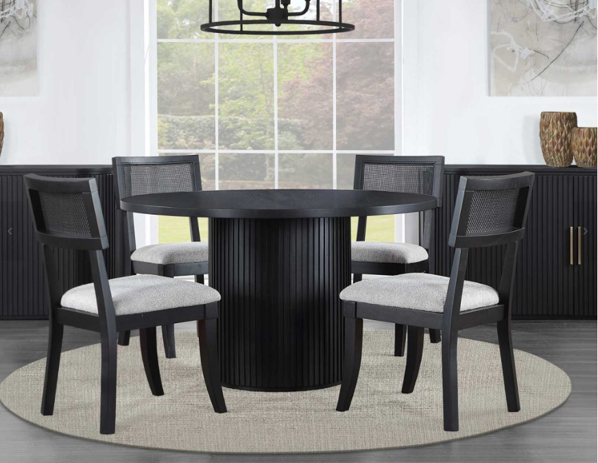 Steve Silver Colver Black Dining Room Table at Peerless Furniture STL