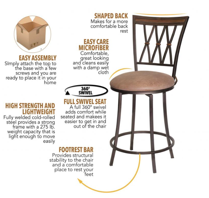 Steve Silver Sedona Bar Stool Sale in St Louis