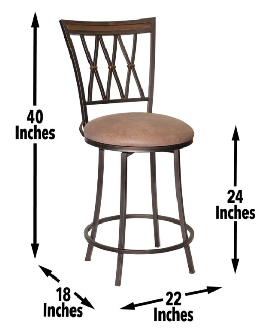Steve Silver Sedona 24 Inch bar stool at Peerless Furniture STL