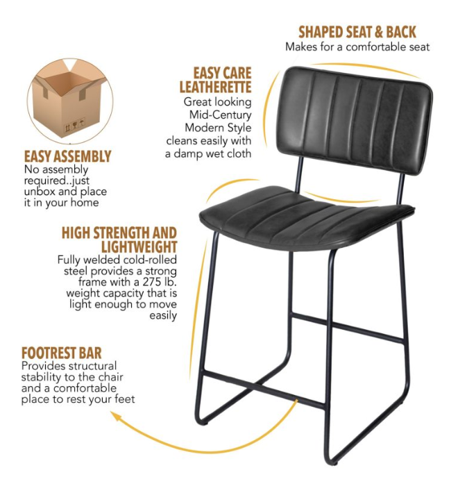 Steve Silver Tribeca 24 Inch bar stool at Peerless Furniture STL