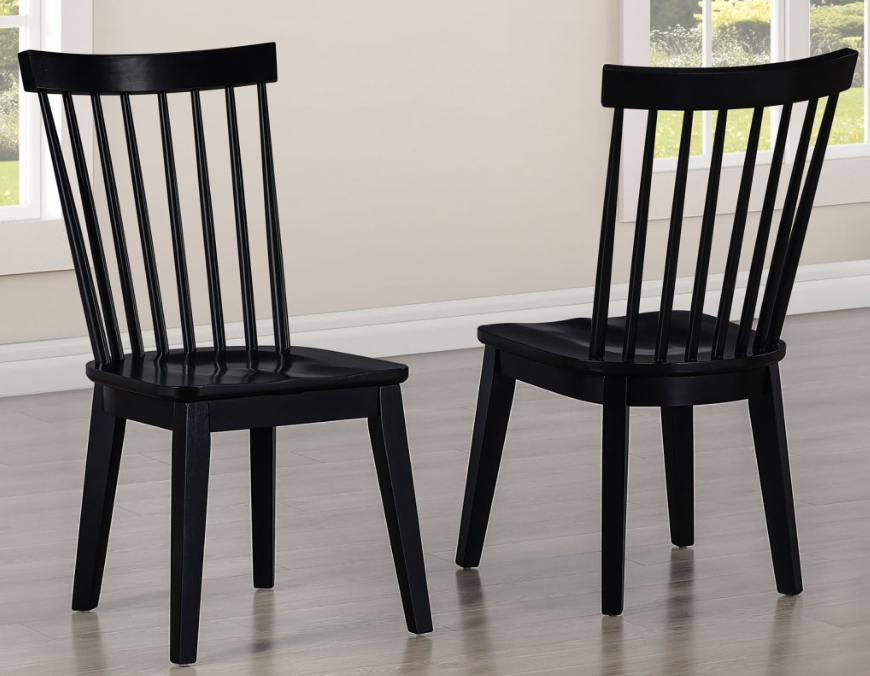 Steve Silver Vaughn Black Chairs | STL