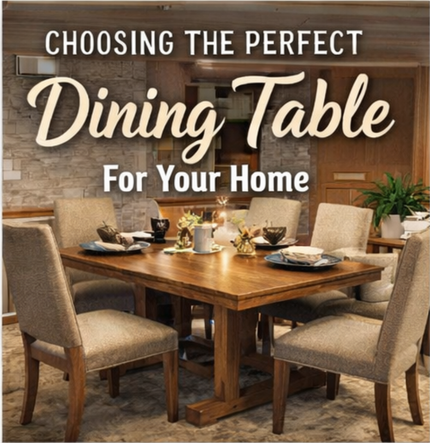 How to Choose the Perfect Dining Table for Your Home |STL