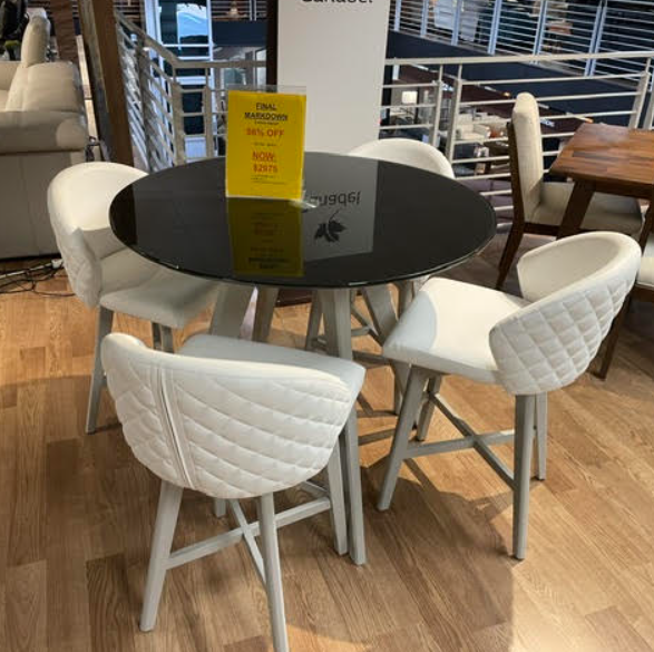 Canadel Counter Height Table & Stools Collection FLOOR MODEL CLEARANCE