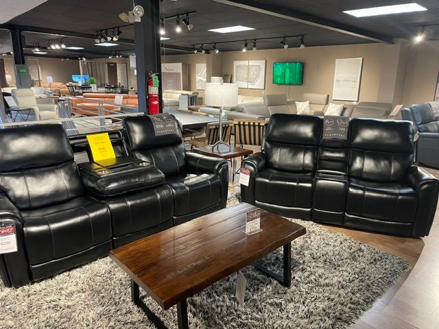 Flexsteel Carter Power Reclining Sofa & Loveseat Floor Model Clearance