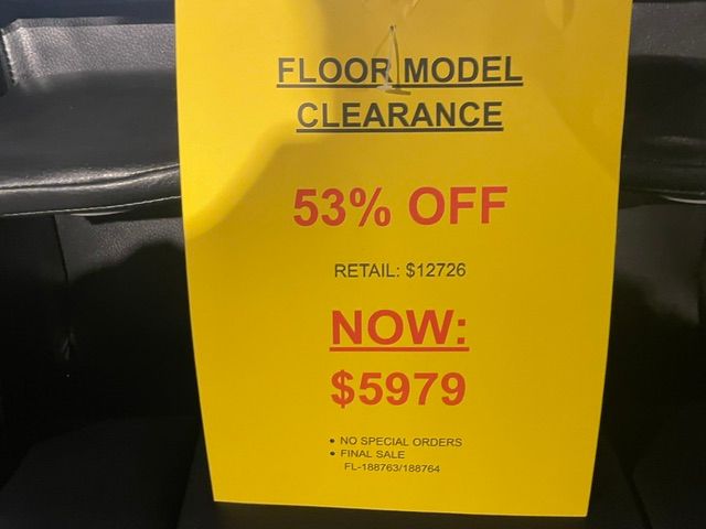 Flexsteel Carter Power Reclining Sofa & Loveseat Floor Model Clearance