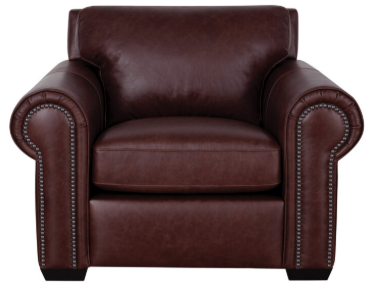 Luke Home Bennett Leather Sofa |Peerless Furniture |STL