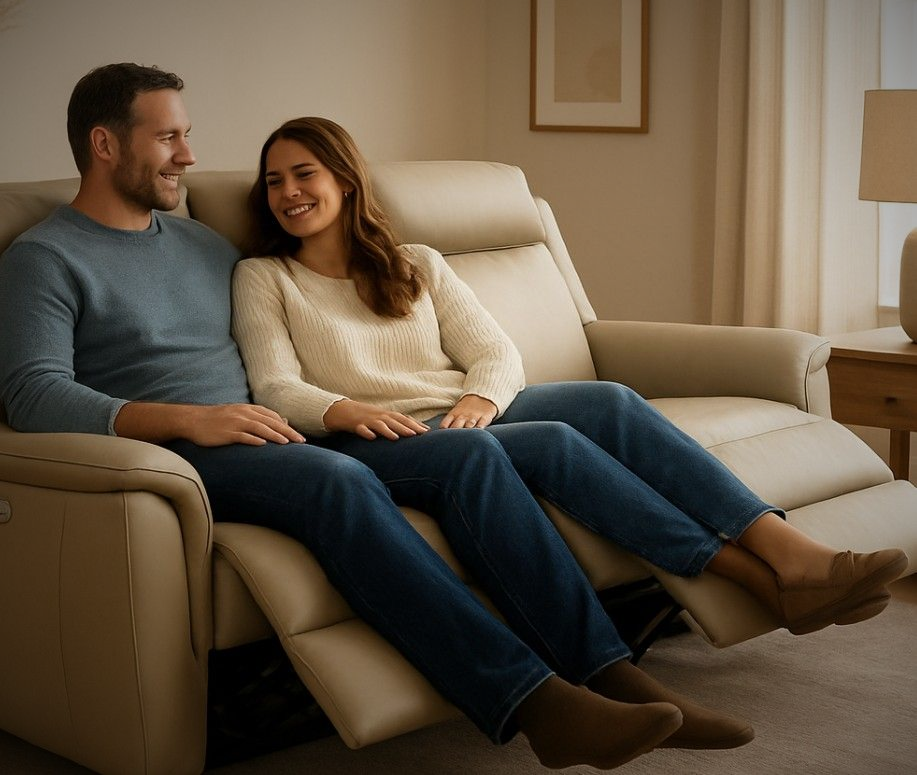 Maxdivani reclining love seat | Peerless Furniture and Leather Gallery | Fairview Heights, IL