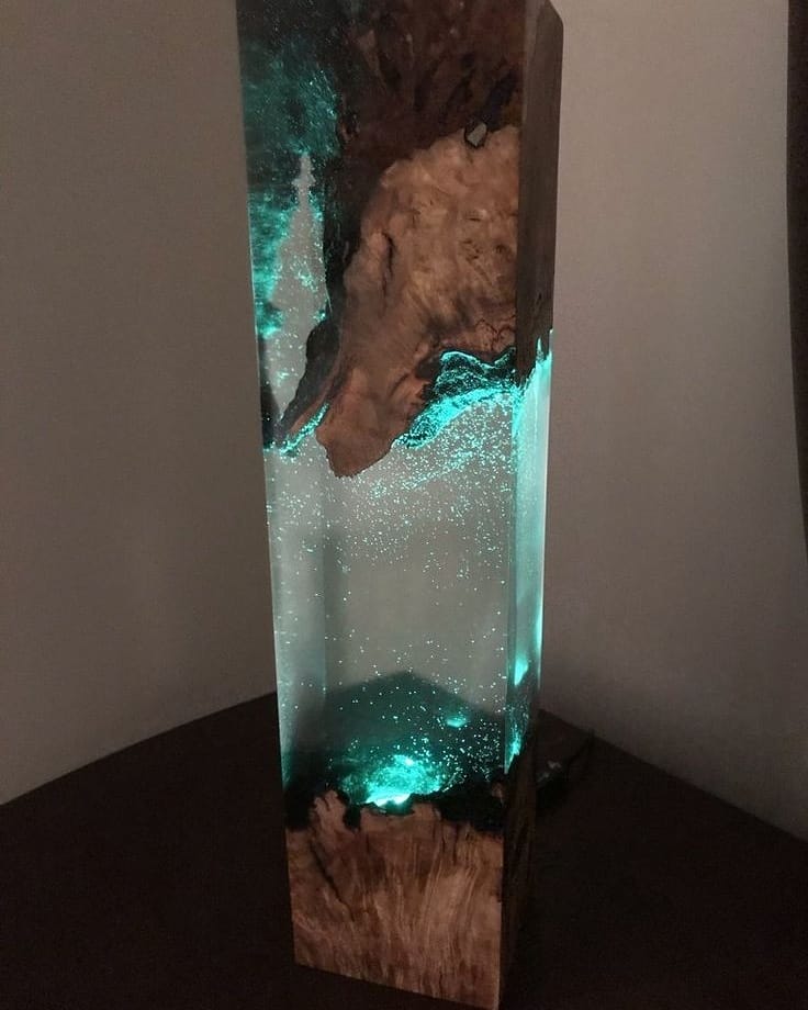 Enchanted wood with blue lights — Montgomery, IN — Unique Woodworx LLC