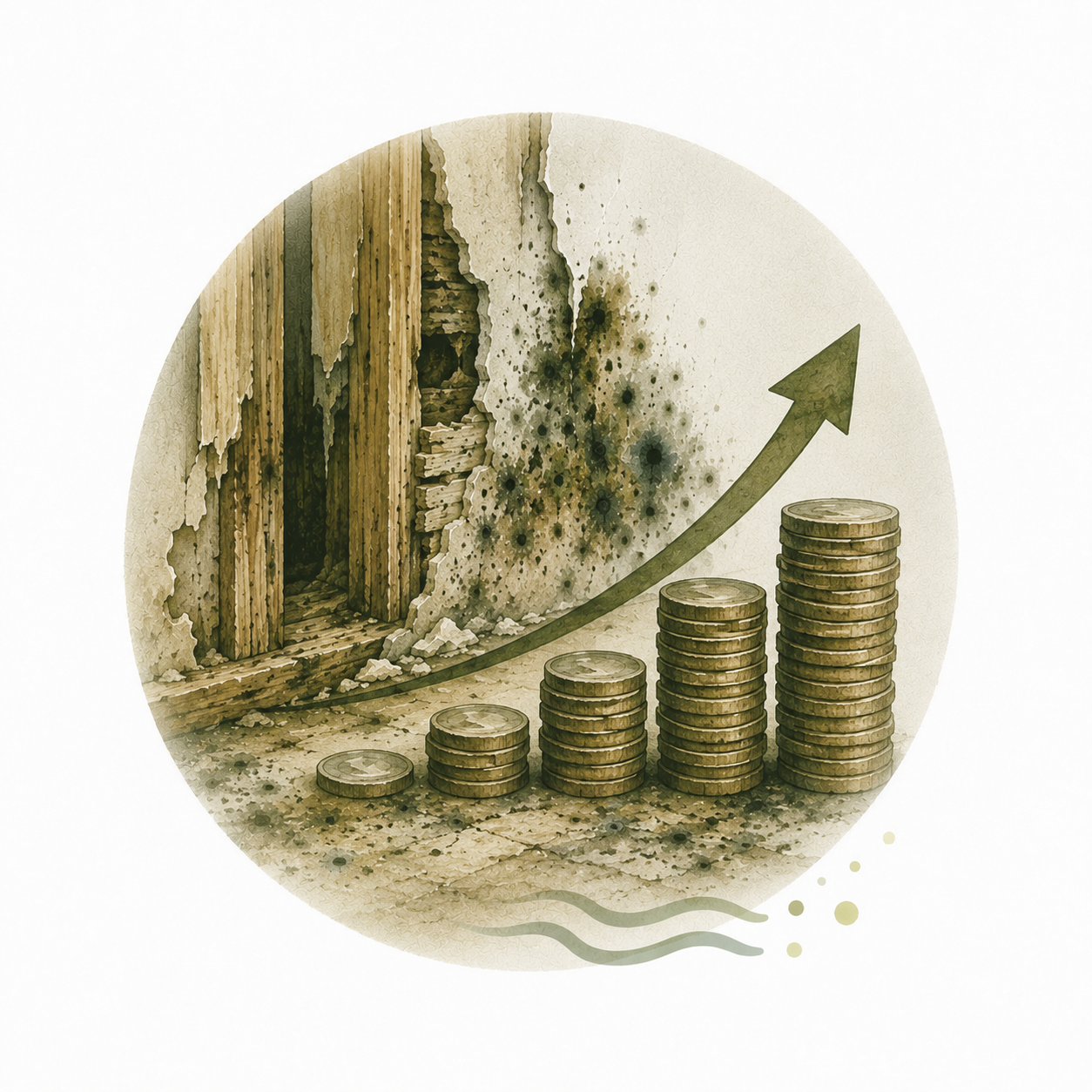 Higher repair and remediation costs over time