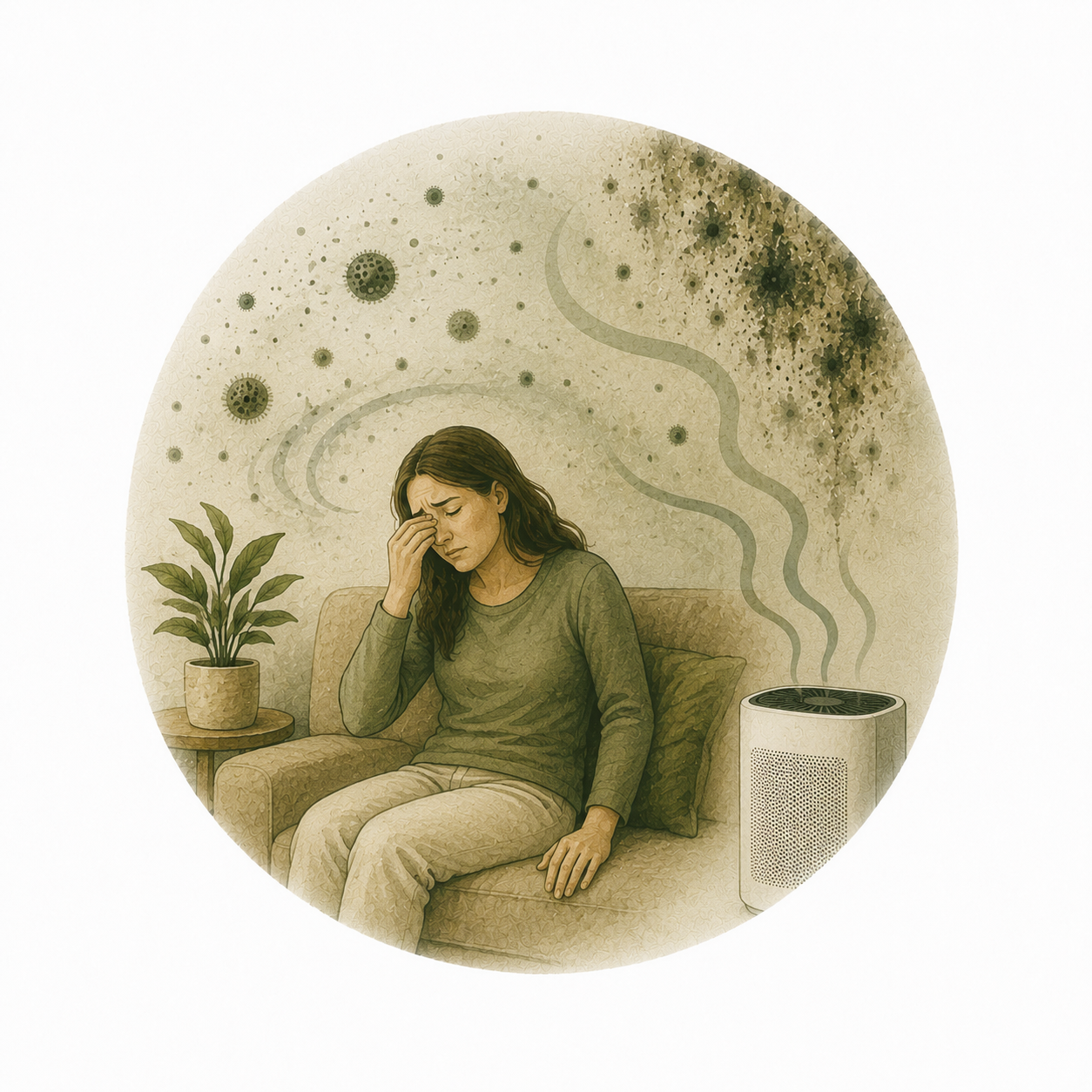 Reduced indoor air quality and overall comfort