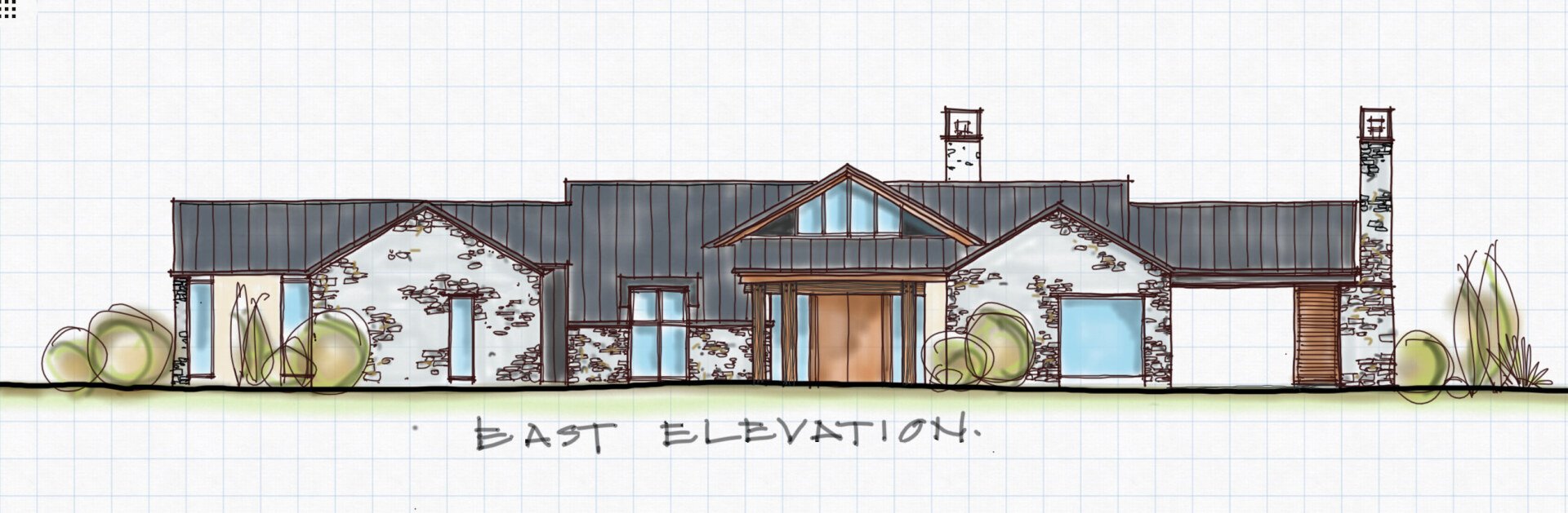 Architectural Concept from Freehand to Developed Design