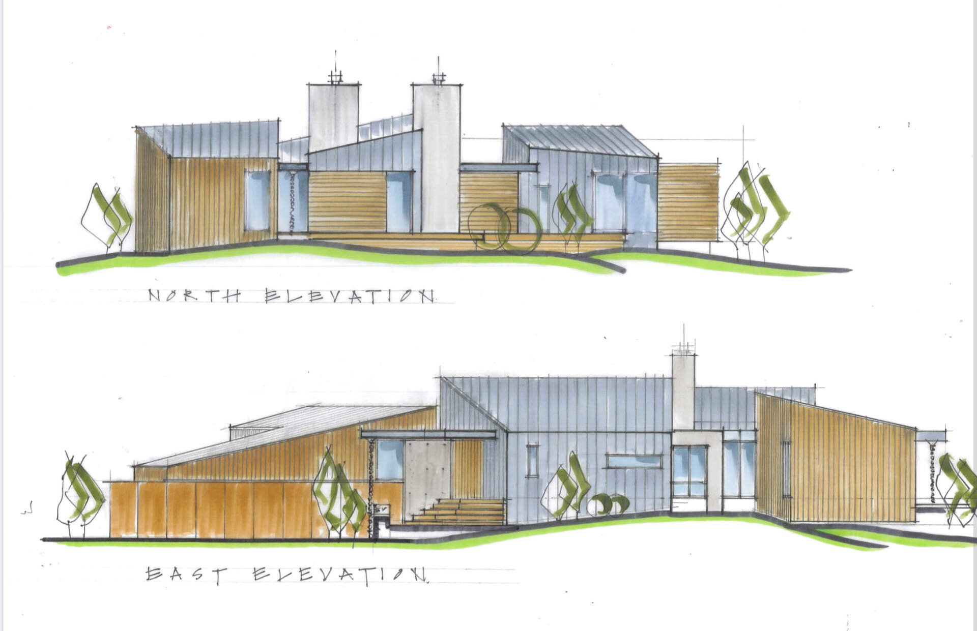 Architectural Concept from Freehand to Developed Design