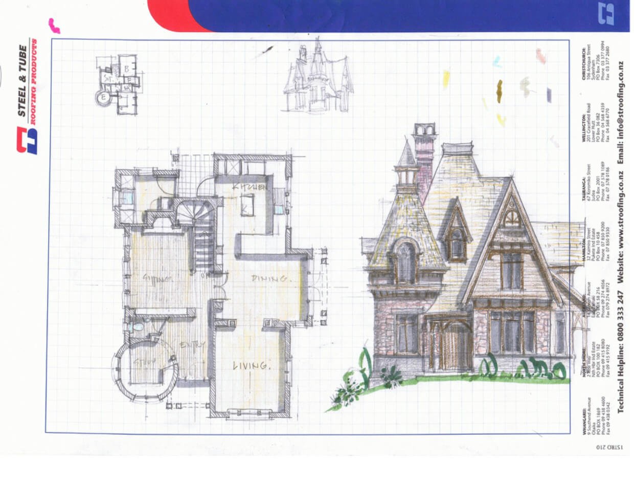 Architectural Concept from Freehand to Developed Design