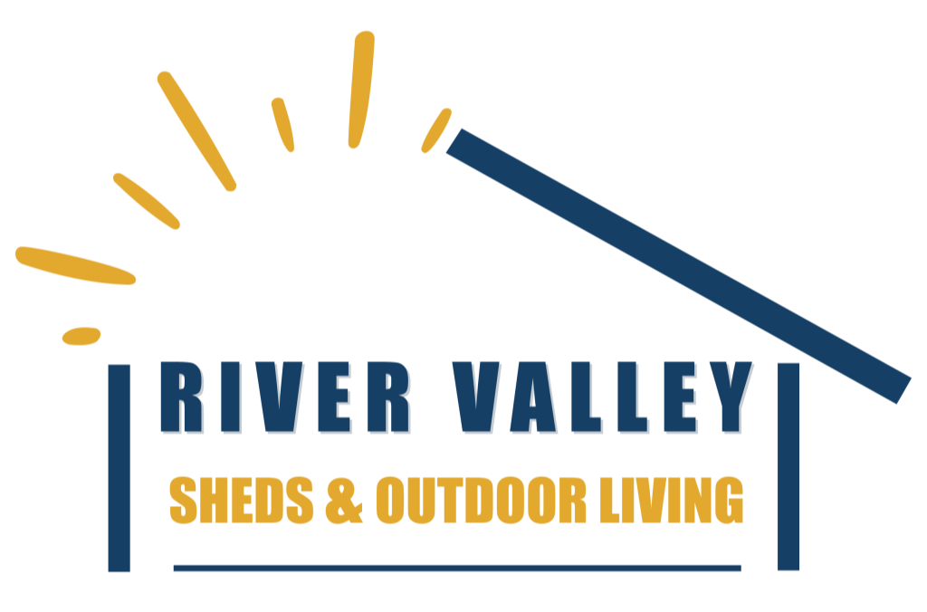 River Valley Shed Logo Dardanelle AR