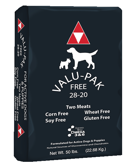 Hirsch valu-Pak Dog 28%-20% feed River Valley Sheds & Outdoor Living Dardanelle Arkansas
