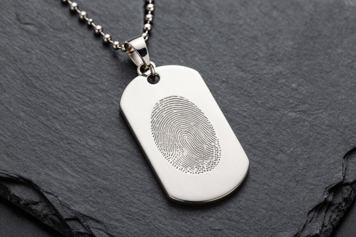 Fingerprint Dog Tags
