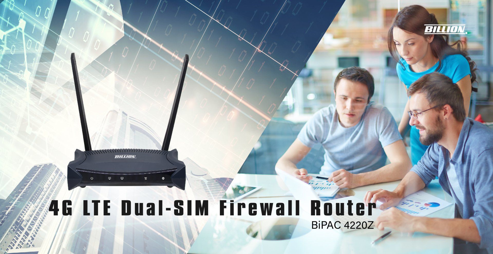 4G LTE 雙卡單待 防火牆 路由器- BiPAC 4220Z 4G LTE 雙卡單待 防火牆 路由器- BiPAC 4220Z