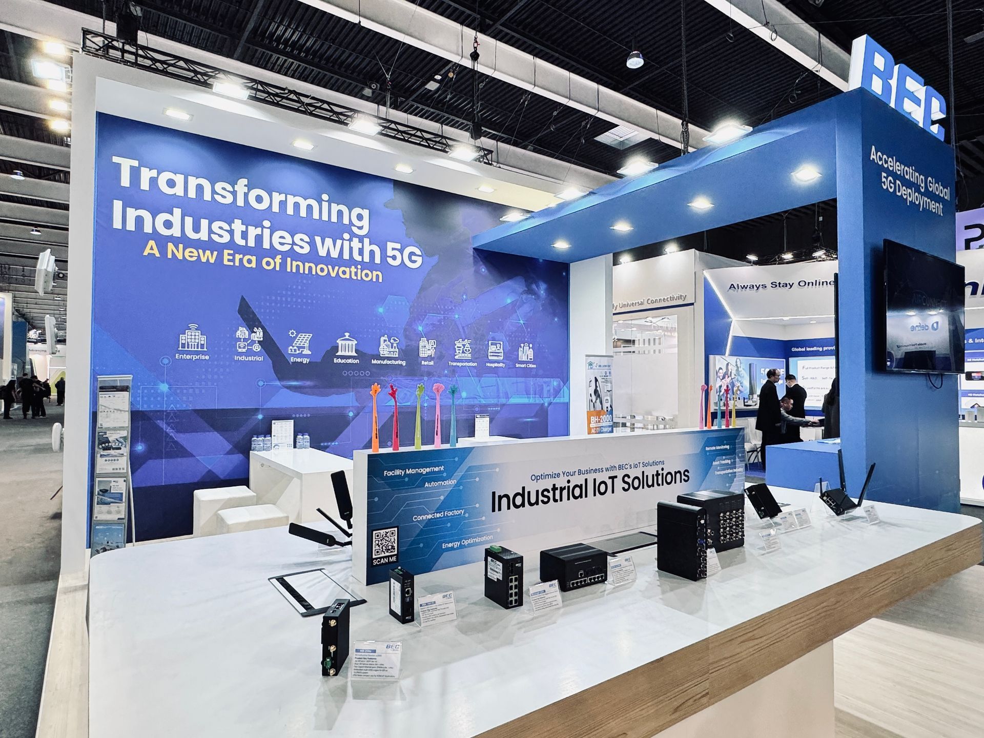 BECbyBILLION's Booth at MWC 2024