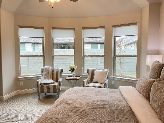 Bedroom Window Treatment