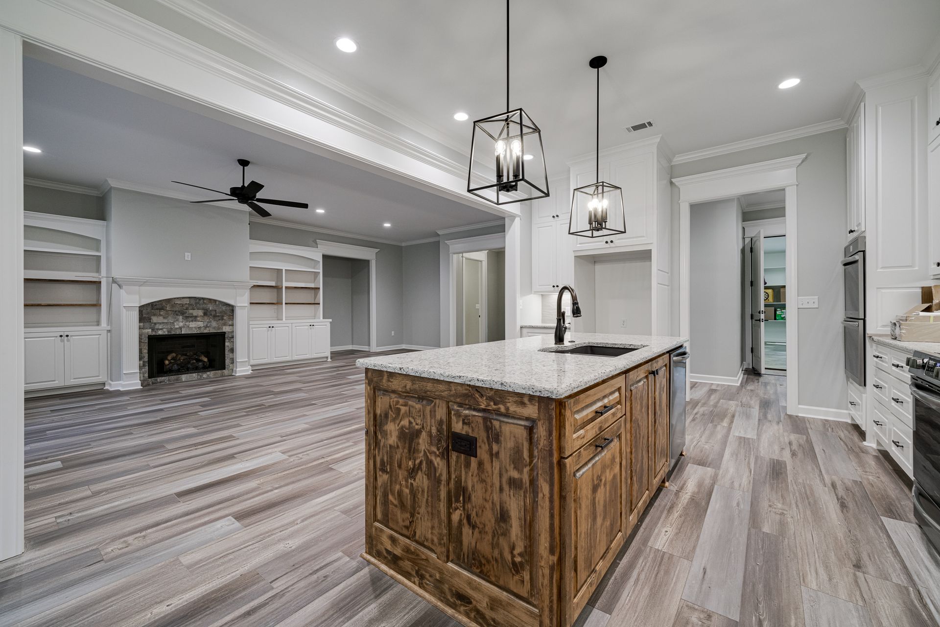 Custom home build by Breeding Construction in Central Arkansas.