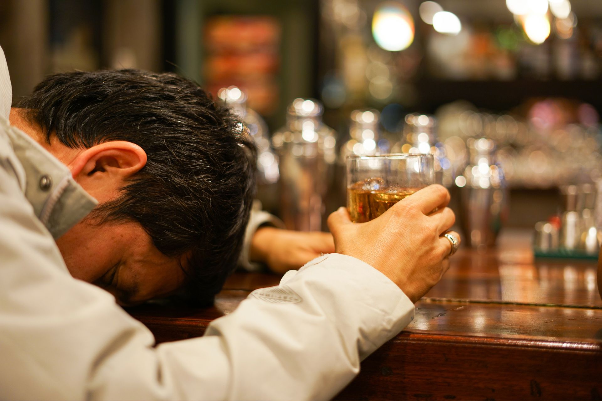 Man Drinking — Cherry Hill, NJ — JD Law Group
