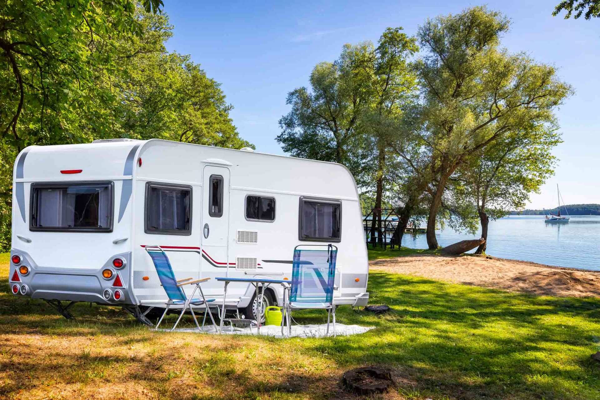 Camper trailer — Sandy Creek, Upstate NY — Seeber Shores Marina & Campgrounds