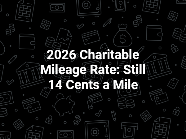 Illustration representing IRS charitable mileage rate for volunteers