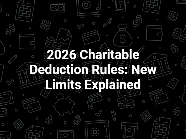 Illustration representing 2026 charitable tax deduction planning