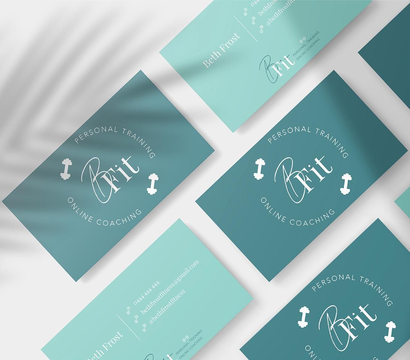 A Set Of Business Cards With The Word Fit On Them — JW Signs and Designs In Mount Isa, QLD