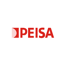 Logotipo rojo de PEISA sobre fondo blanco