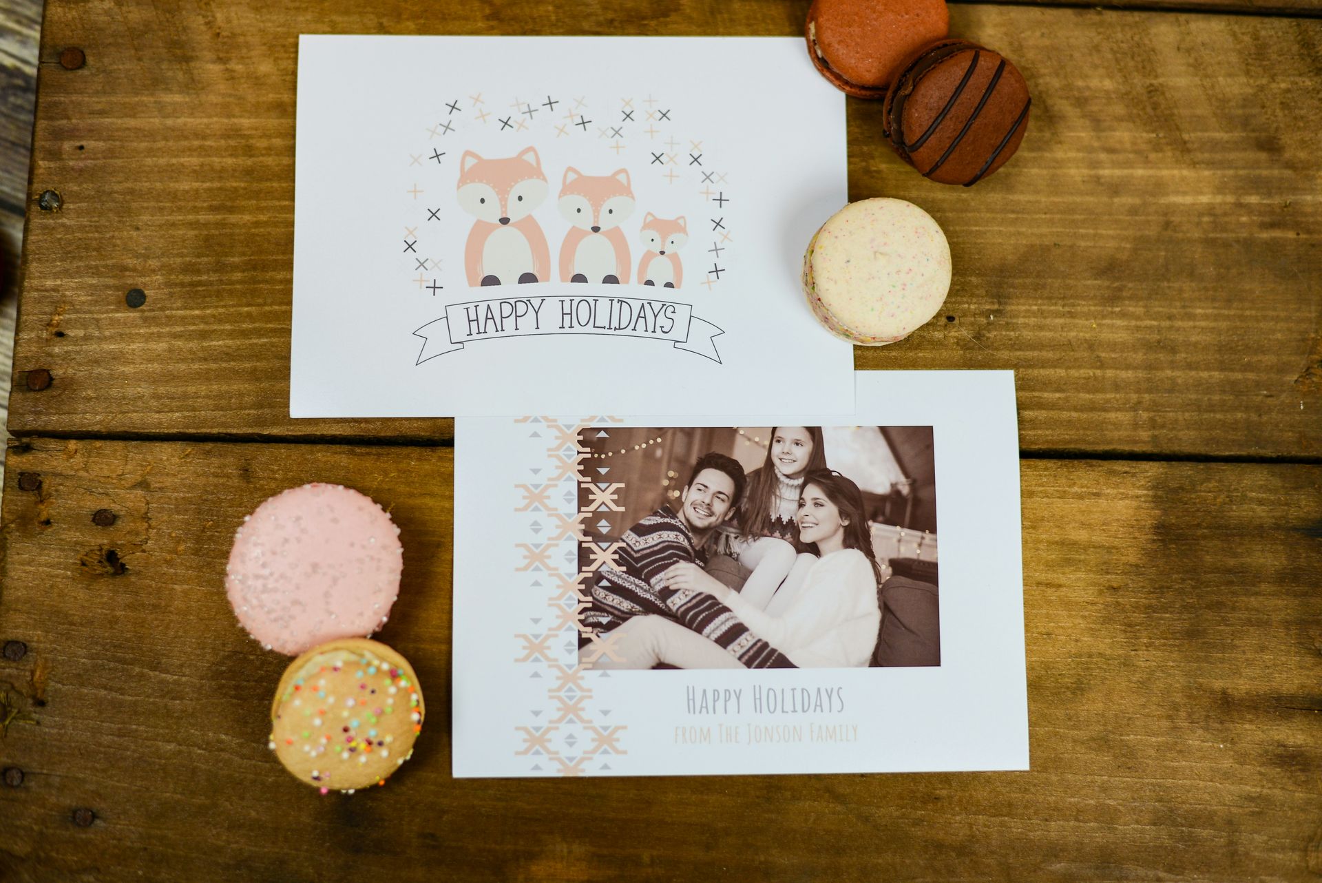 holiday card promotion