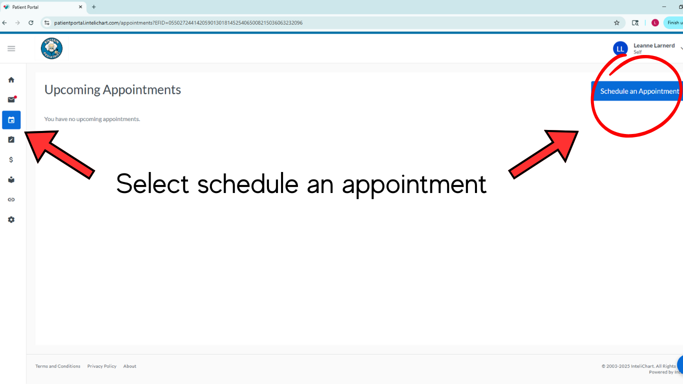 image of selecting patient