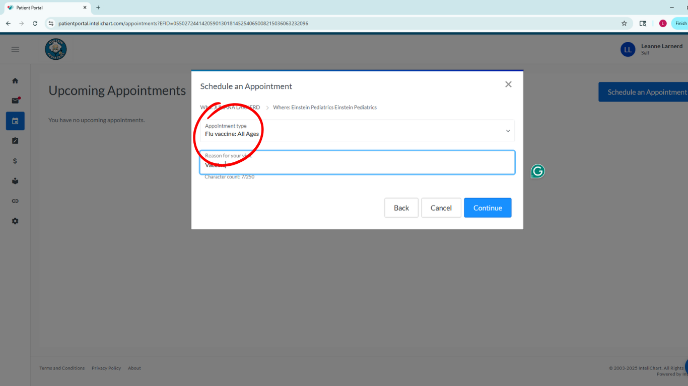 Dialog box to create a new address, with fields for name and email, highlighted “Create a New Address”.