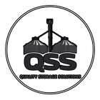 QSS logo with black industrial storage tanks and the words “Quality Storage Solutions” inside a circle