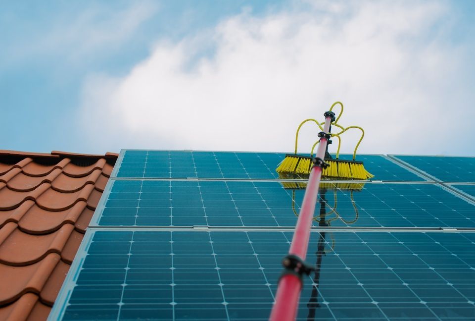 Pulizia pannelli fotovoltaici