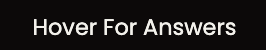White text reading “Hover For Answers” on a black background.