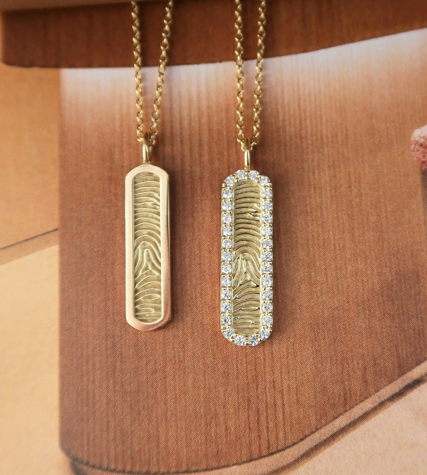 Gouden ketting met de letter 