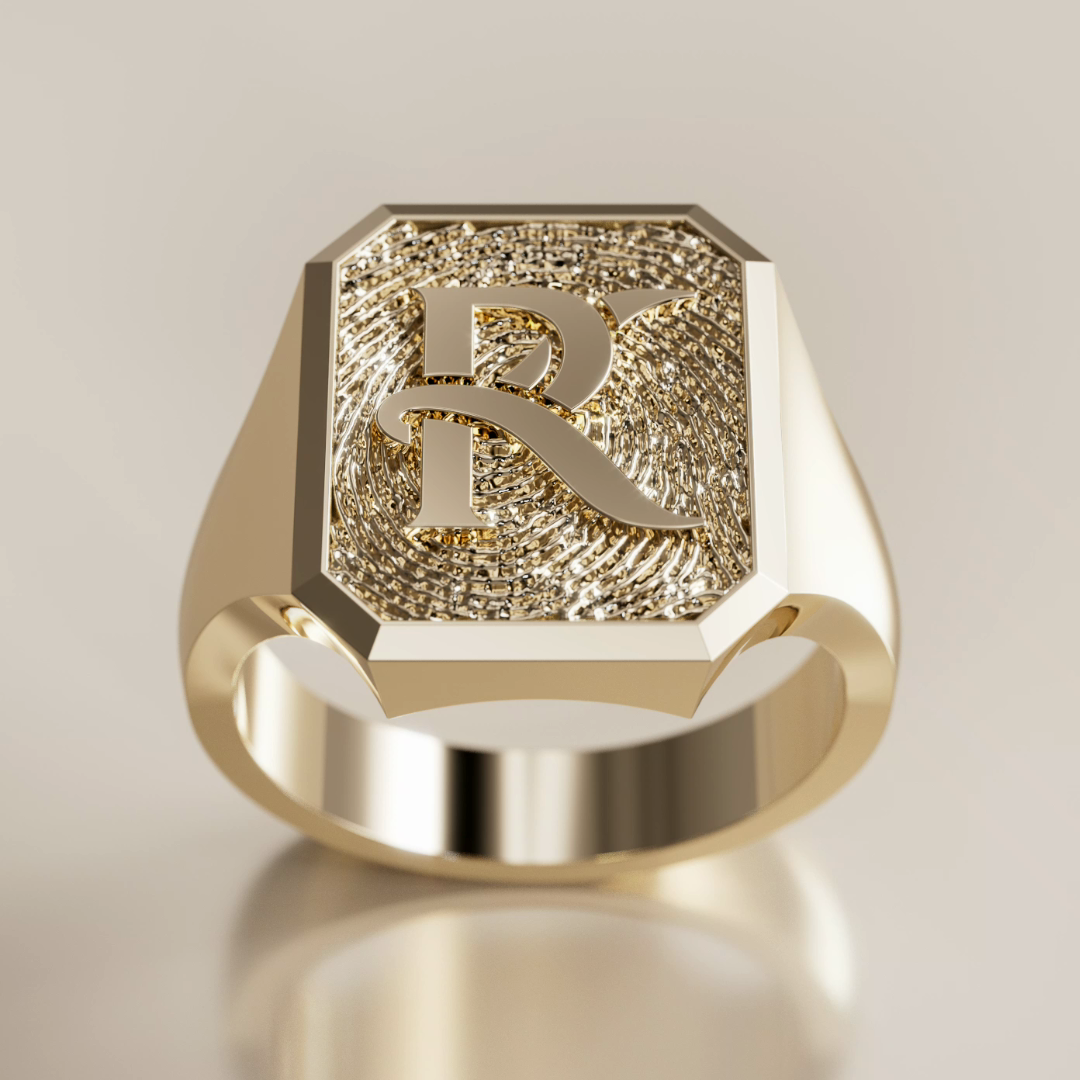 Gouden ring met een