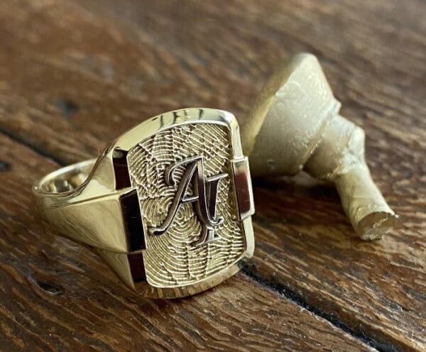 Gouden ring met een 